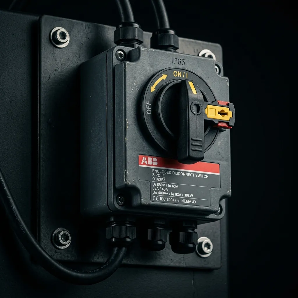 ABB EOT16U3M4 Enclosed Rotary Disconnect