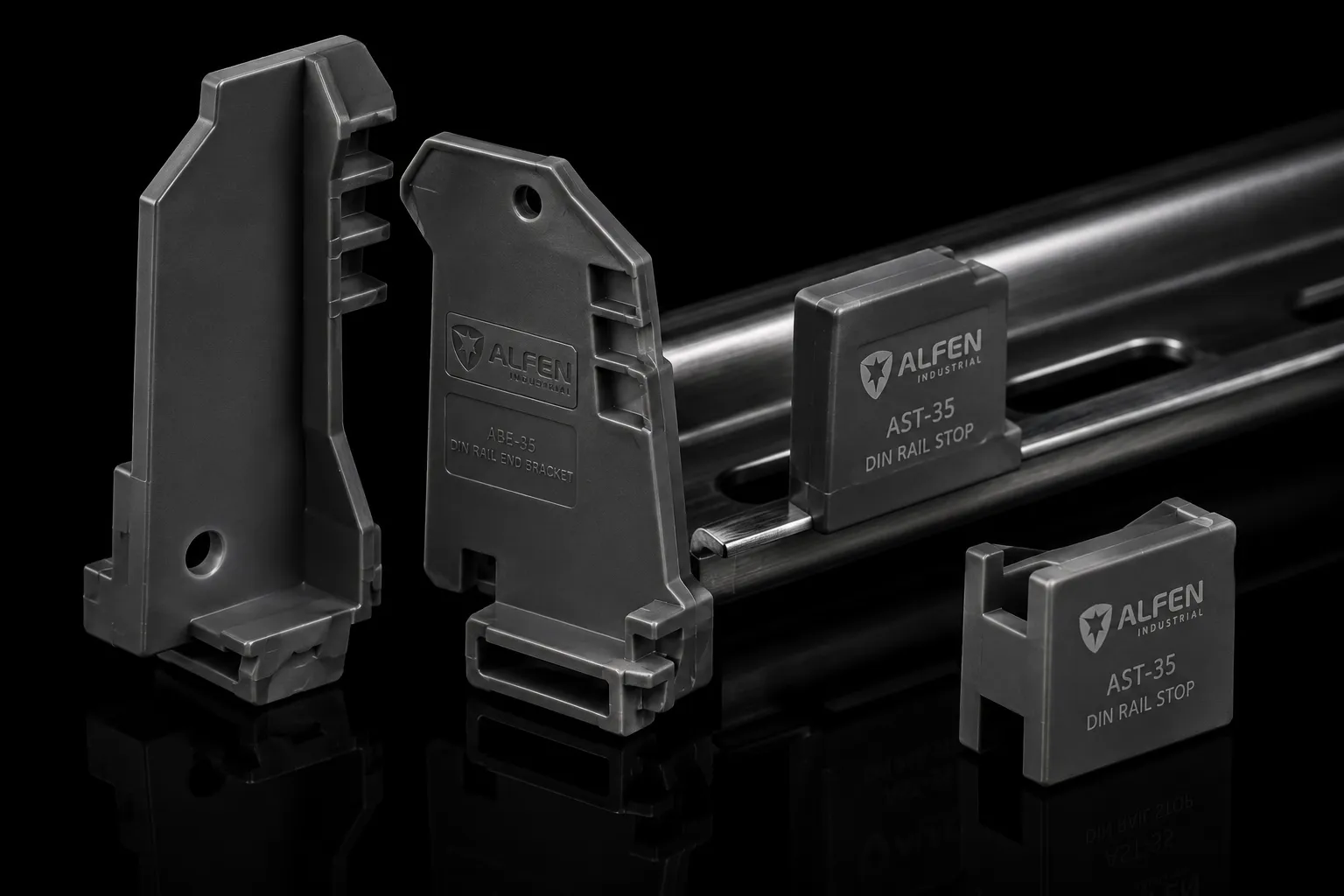 DIN Rail End Brackets