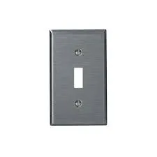 Leviton 84001-40 Stainless Steel Wall Plate 1-Gang